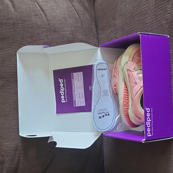 Pediped Pink Dino shoes size 10-10.5 US - Picture 5 of 7